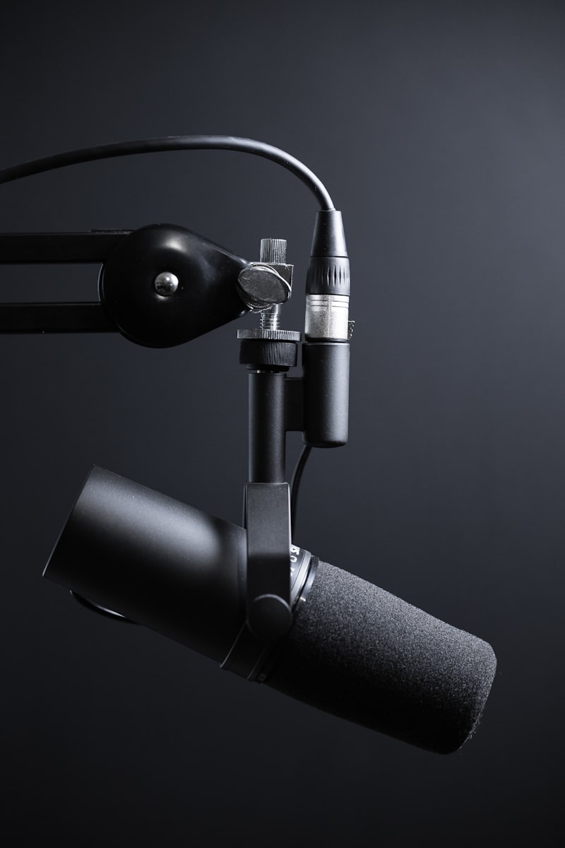 Attrezzatura per podcast professionale